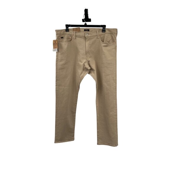 Polo Ralph Lauren Sullivan Slim Tan Jeans Mens 40x32 Used Stretch